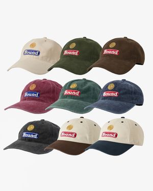 파운드3 코튼 워시드 볼캡 (9색상)