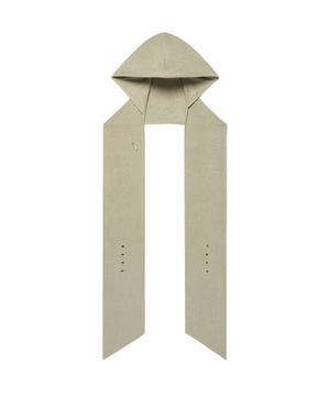 W 2Way Hoodie Scarf - Khaki