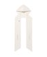 W 2Way Hoodie Scarf - Ivory