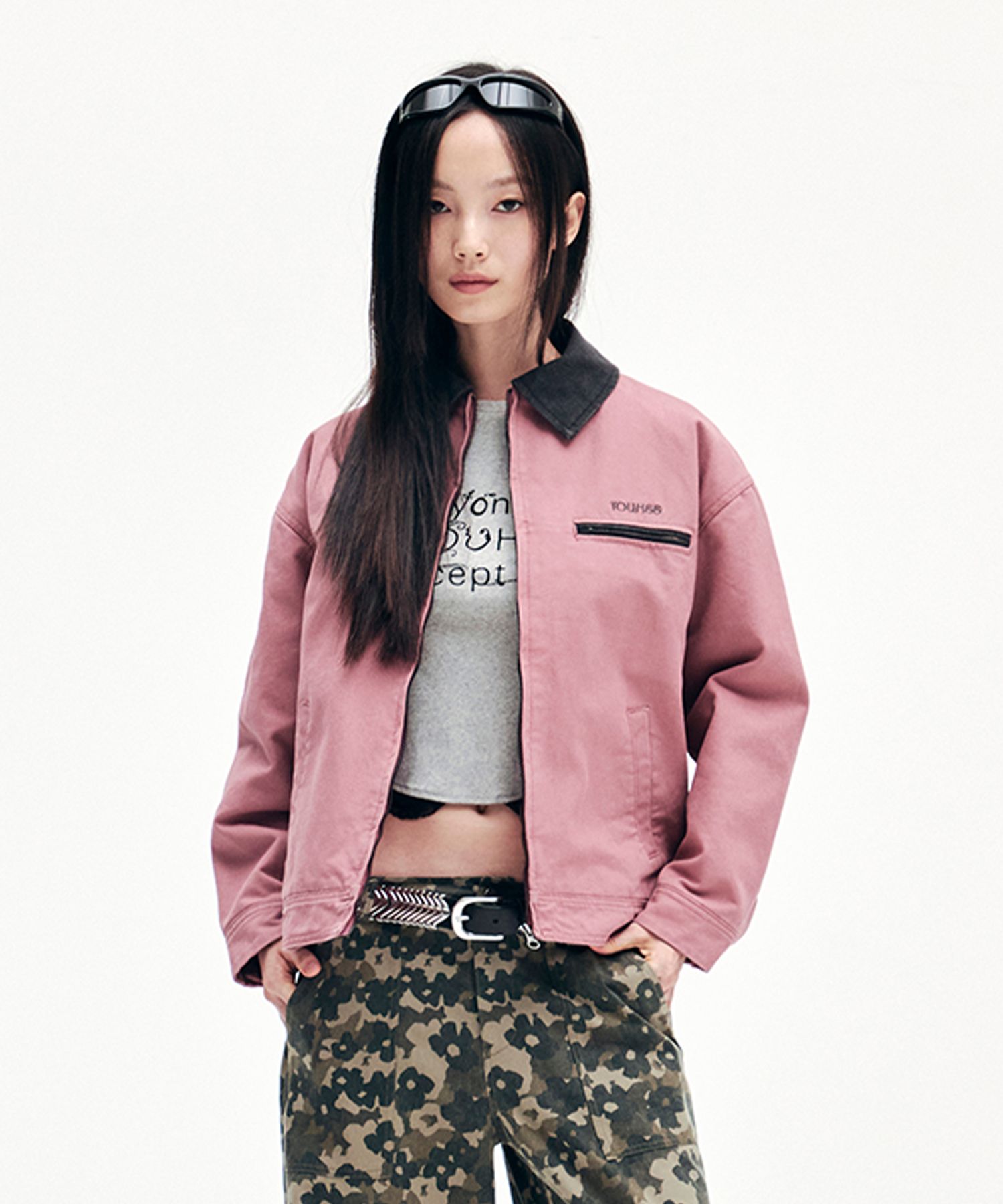 【YOUHEE】YOUHEE LOGO WORK JACKET YOUHEE】YOUHEE LOGO WORK JACKET