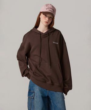 클래식 로고 엠브로이더리 후드 BODTS492U