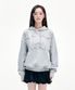 YOUHEE RIBBON HOODIE MELANGE GREY