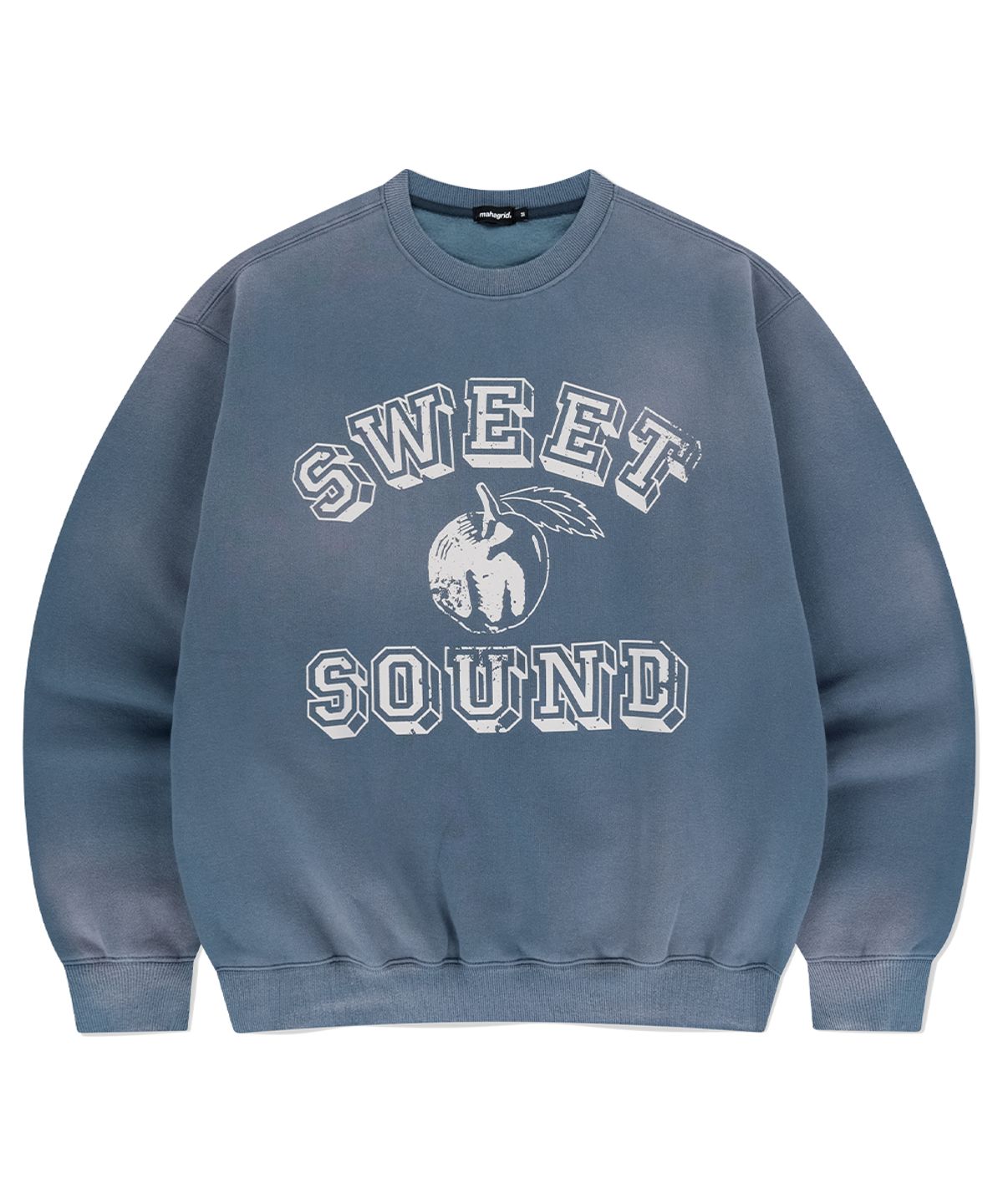 마하그리드(MAHAGRID) FADED SWEET SOUND SWEATSHIRT BLUE(MG2EFMM452A)