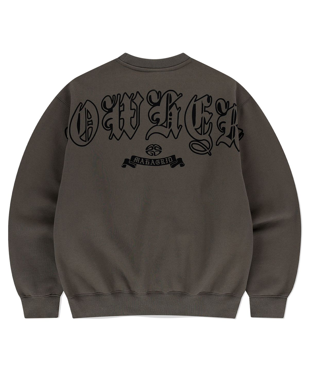 마하그리드(MAHAGRID) BACK NOWHERE SWEATSHIRT BROWN(MG2EFMM453A)