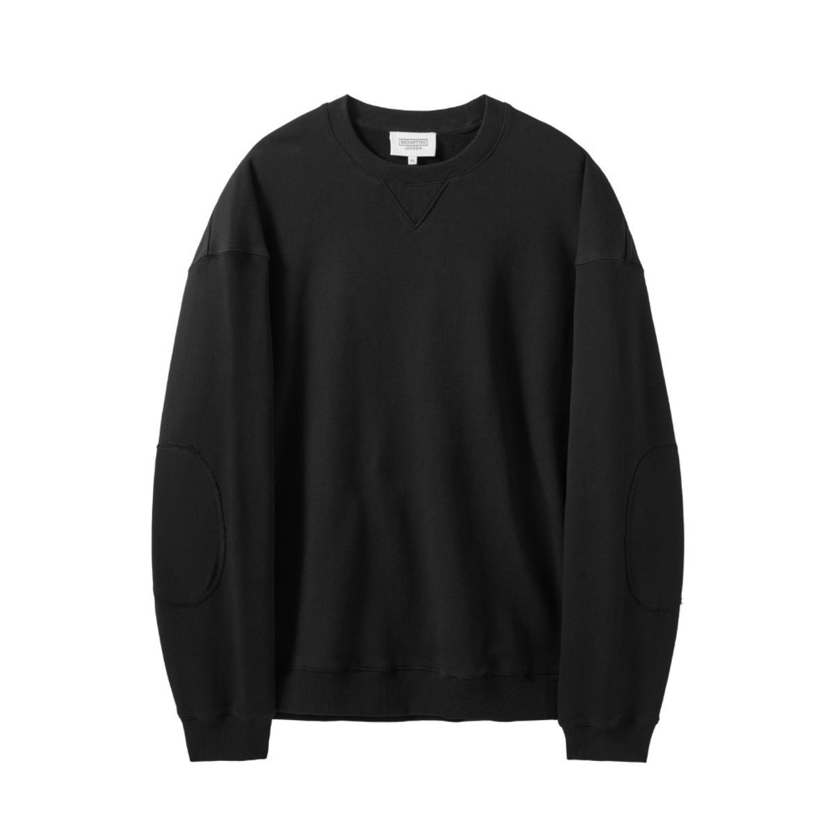 브롬톤 런던(BROMPTON LONDON) 1975 SWEAT T-SHIRT - BLACK (P244USW404)