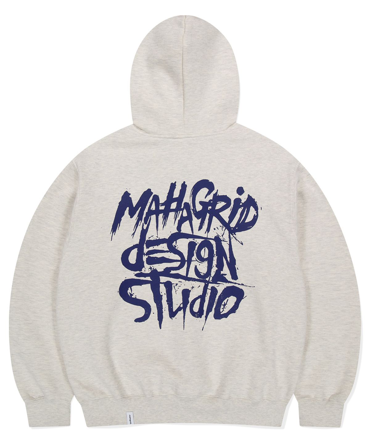 마하그리드(MAHAGRID) SLASH LOGO HOODIE OATMEAL(MG2FFMM427A)