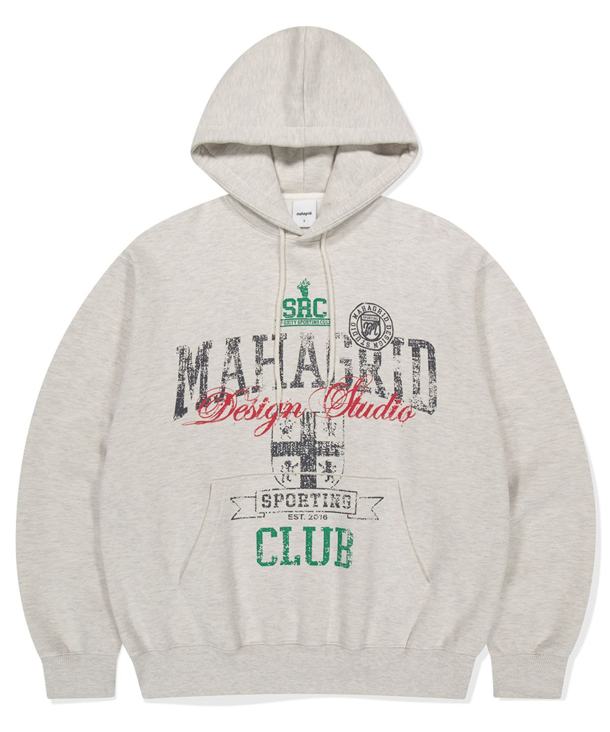 마하그리드(MAHAGRID) SPORTING CLUB HOODIE OATMEAL(MG2EFMM414A)