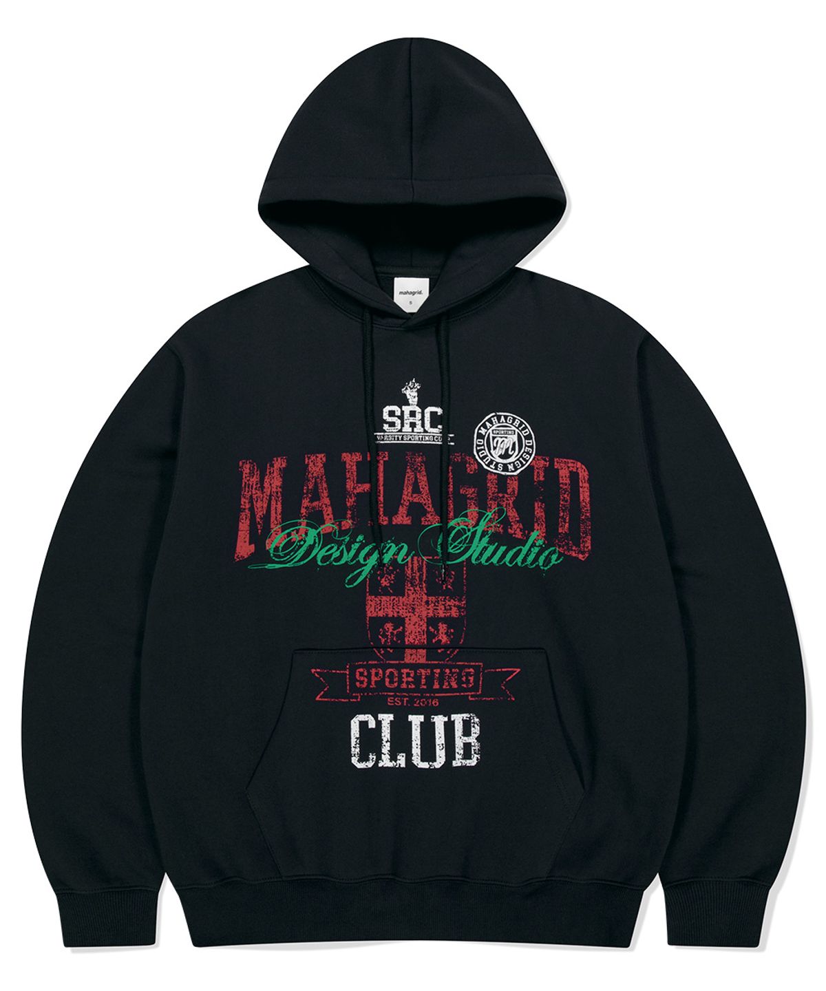 마하그리드(MAHAGRID) SPORTING CLUB HOODIE BLACK(MG2EFMM414A)
