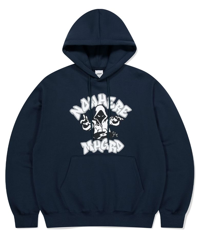 NOWHERE DJ HOODIE NAVY(MG2EFMM420A)