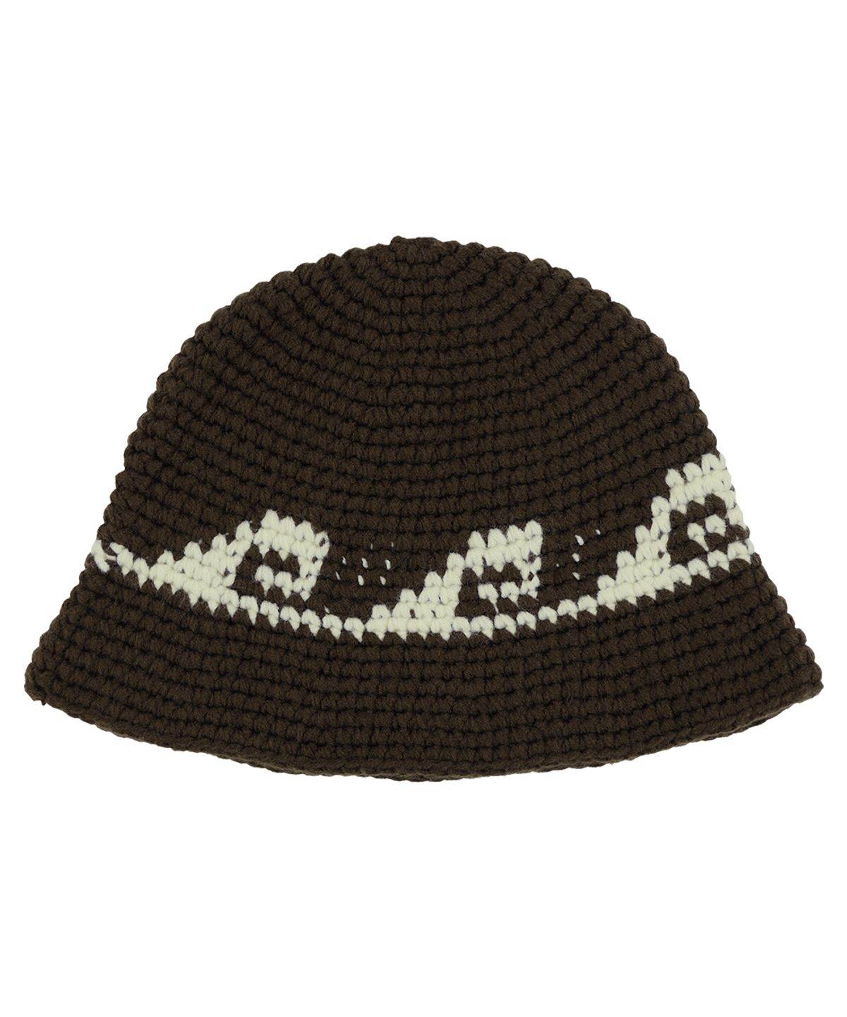 마하그리드(MAHAGRID) SWELL HANDMADE KNIT BUCKET HAT BROWN(MG2EFMAB35A)