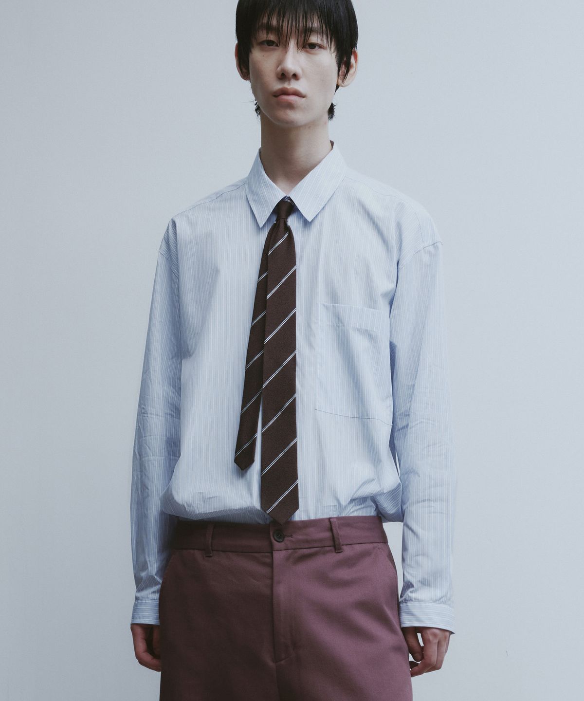 유스(YOUTH) Regimental Tie-Brown