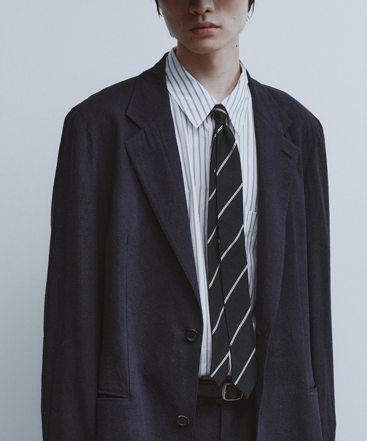 유스(YOUTH) Regimental Tie-Black