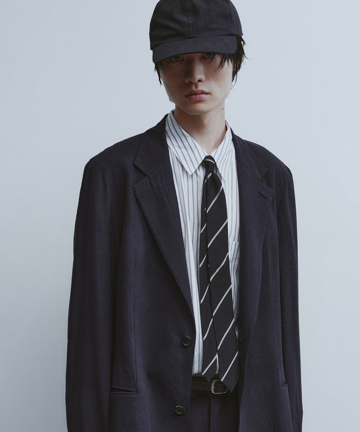 유스(YOUTH) Stripe Shirt-Ivory Stripe