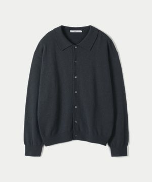 웰링턴 니트 셔츠 가디건 NAVY