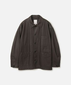 레더 프렌치 워크 자켓 DARK BROWN