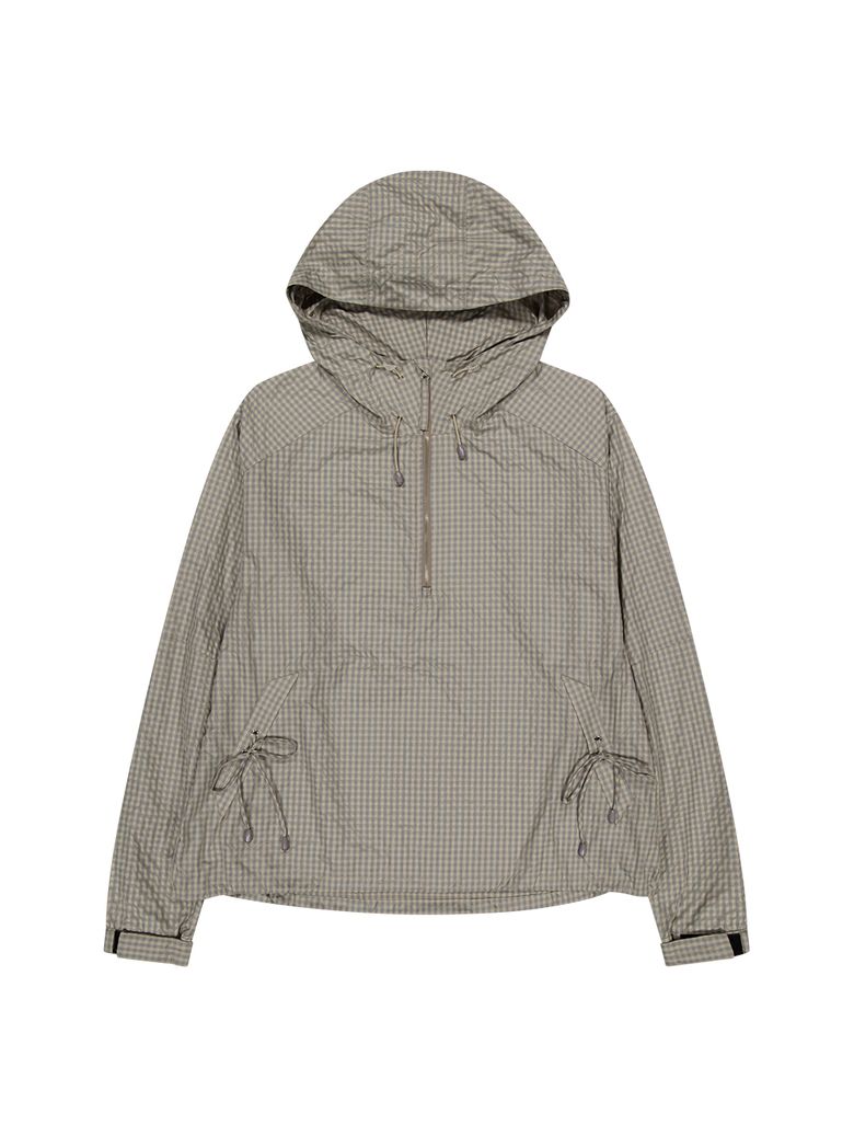 CHECK LIGHT ANORAK [BEIGE]