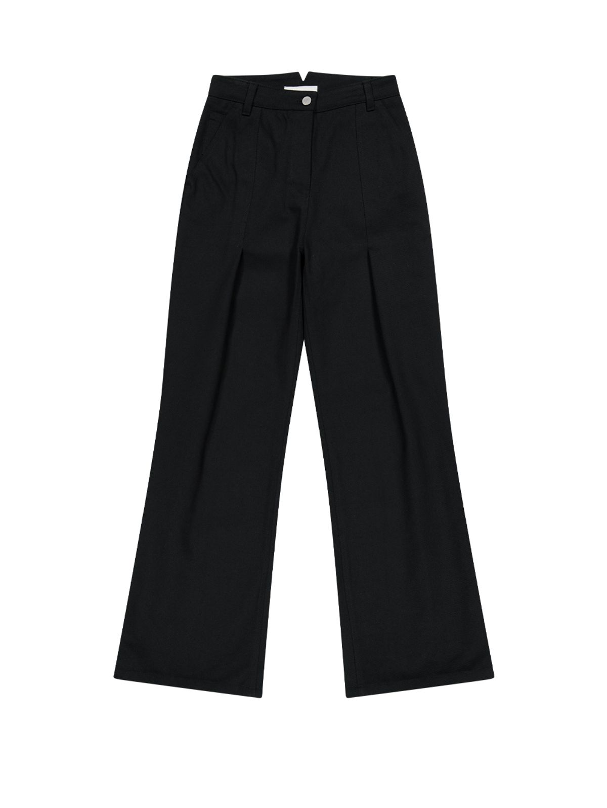뚜오미오(TUOMIO) TUCKED DENIM PANTS [BLACK]