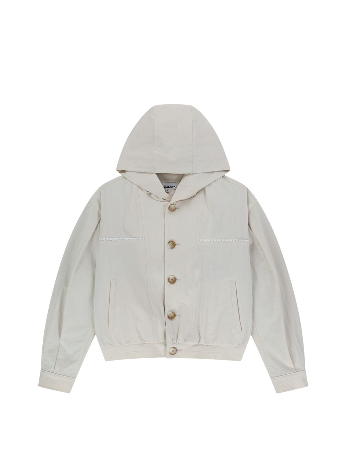 뚜오미오(TUOMIO) VOLUME LACE JACKET [IVORY]