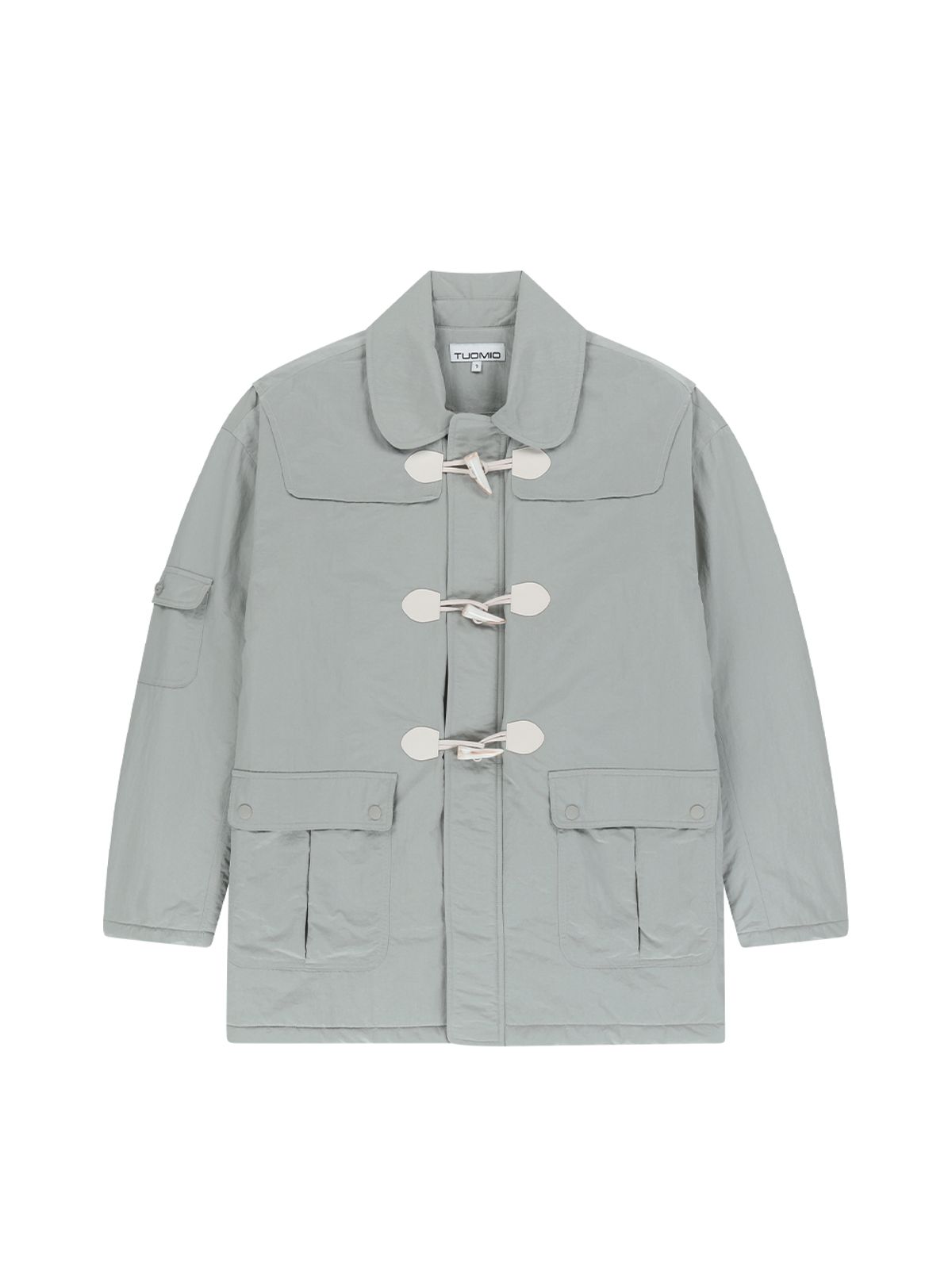 뚜오미오(TUOMIO) DUFFLE PADDED COAT [LIGHT GREY]