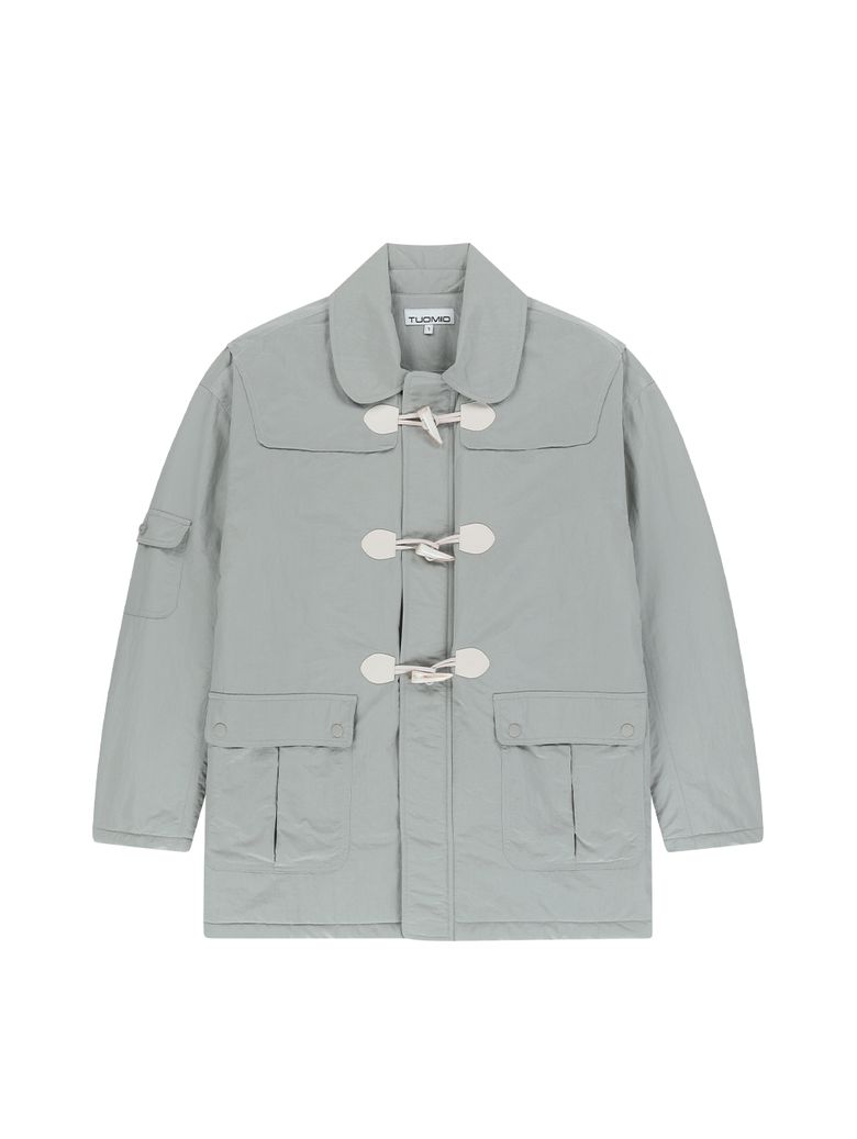 DUFFLE PADDED COAT [LIGHT GREY]