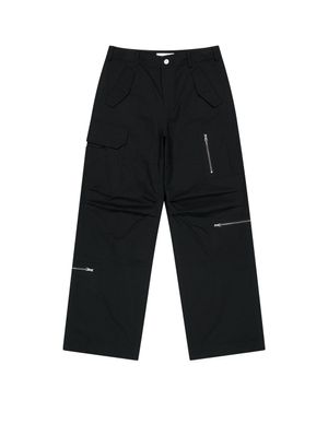 RIPSTOP CARGO PANTS [BLACK]
