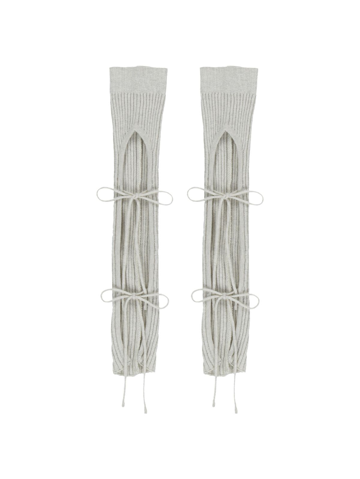 뚜오미오(TUOMIO) RIBBON LEG WARMER [LIGHT GREY]