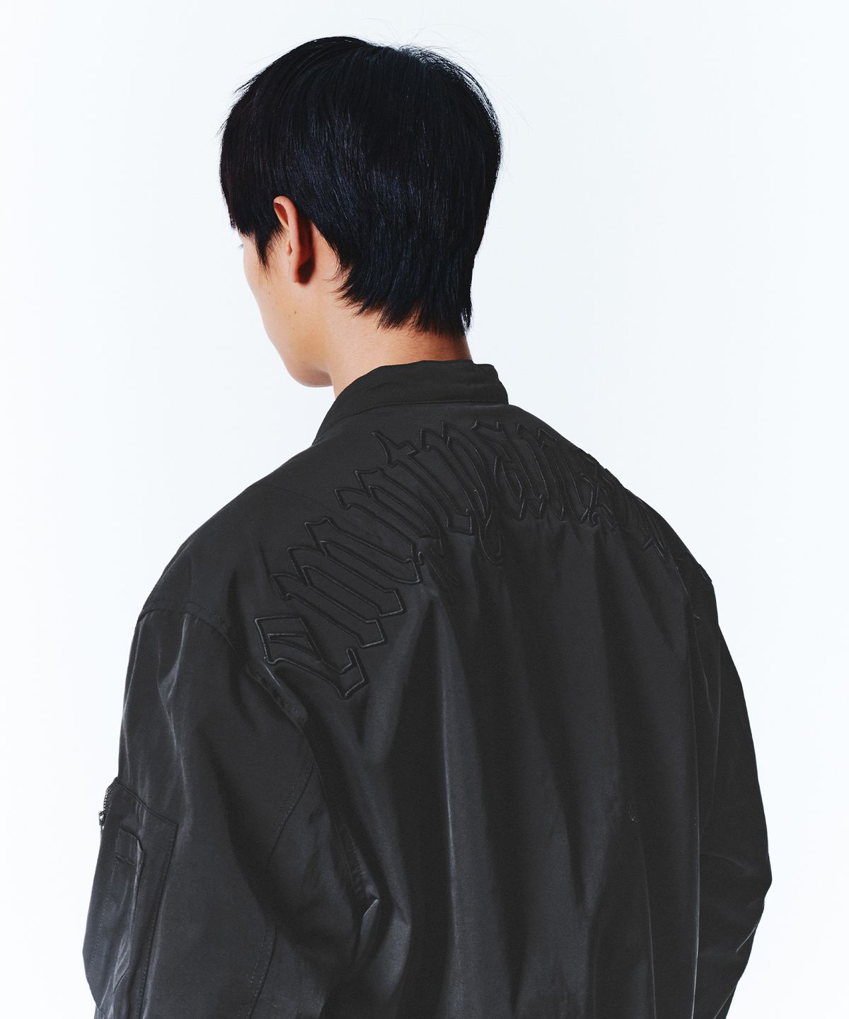 메아(MEA) NYLON VARSITY [BLACK]
