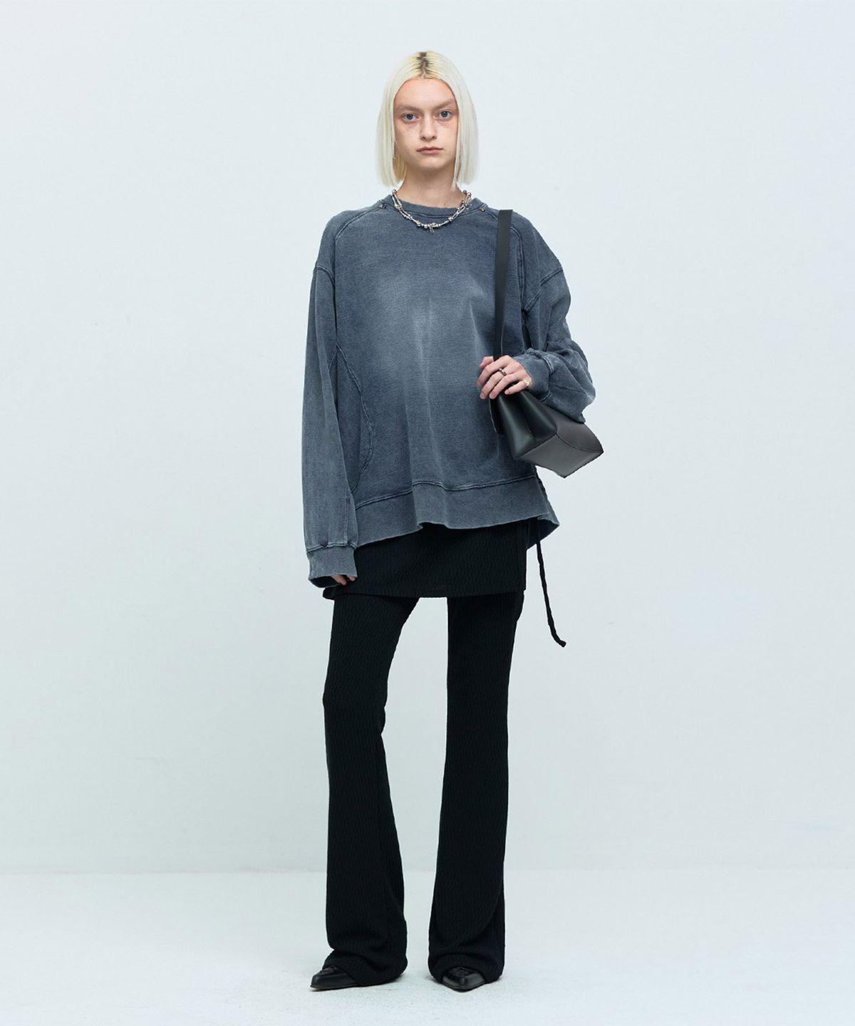 메아(MEA) FADED SWEATSHIRT [BLUE]