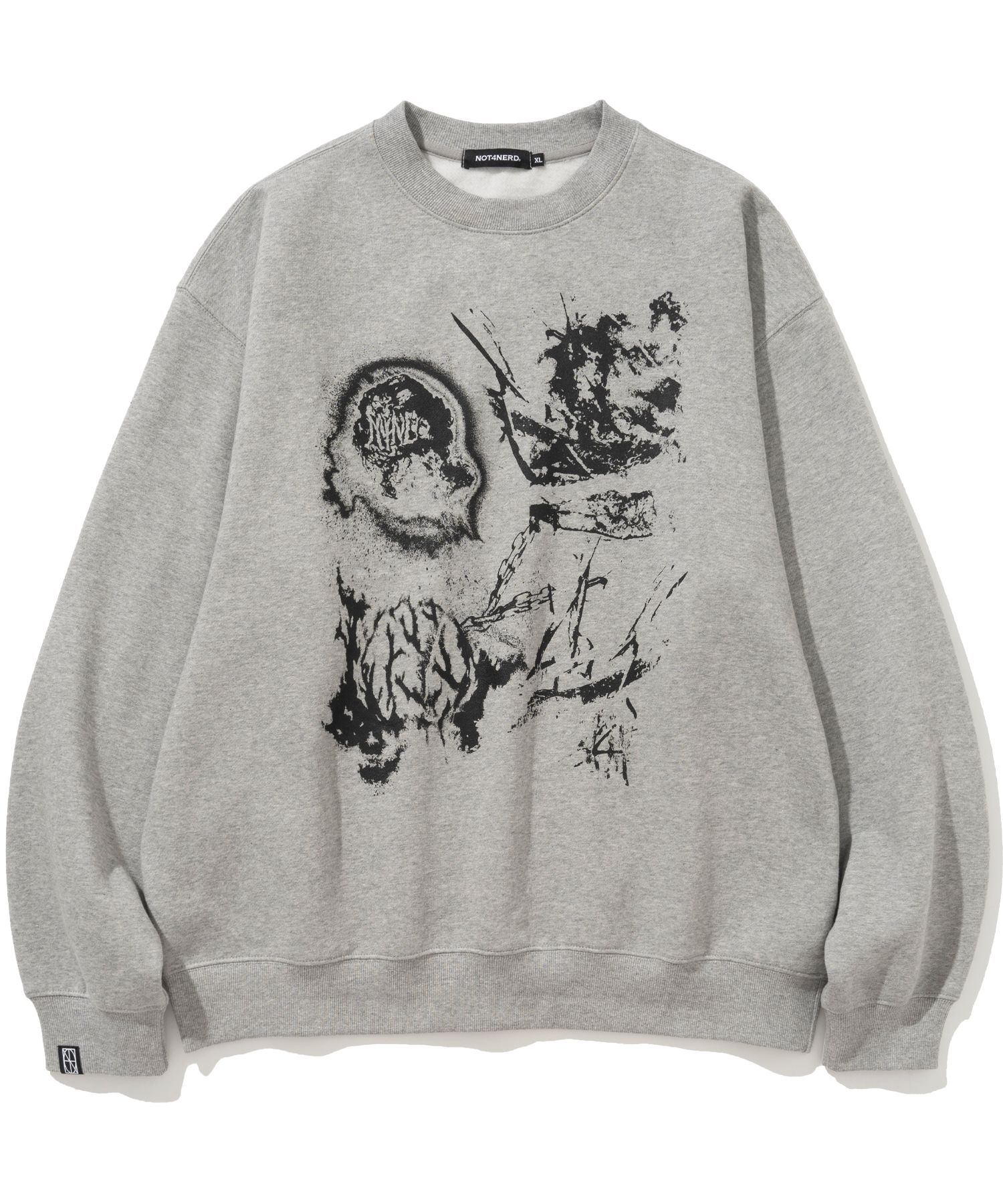 ★NOT4NERD★ Forest Fires Crewneck Black MUSINSA | NOT4NERD Forest Fires Crewneck - Grey
