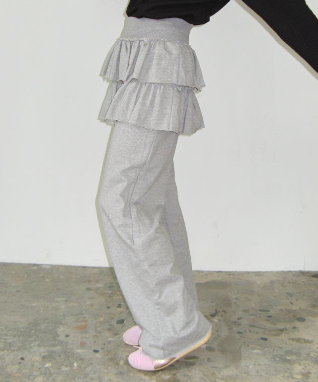 【RONRON】CANCAN RUFFLE LAYERED PANTSKIRT★送料・関税込★ MUSINSA公式 | RONRON CANCAN RUFFLE LAYERED PANTSKIRT MELANGE