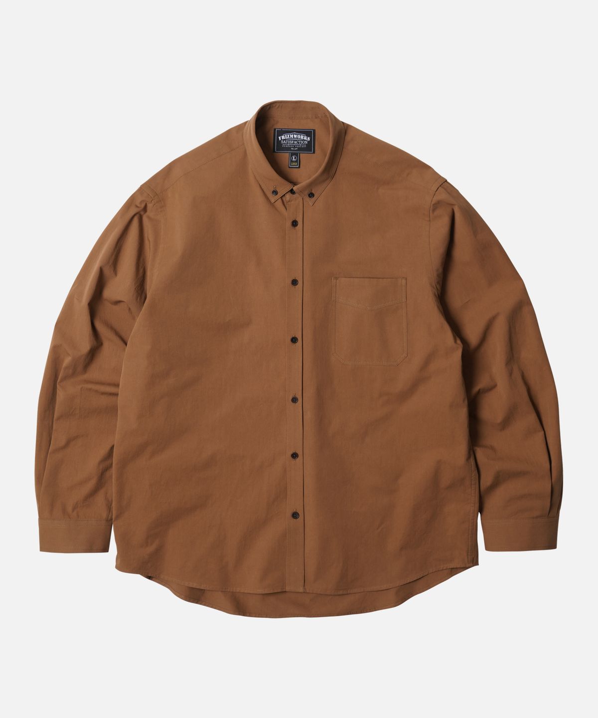 프리즘웍스(FRIZMWORKS) HIGH COUNT FRENCH SHIRT _ BRICK