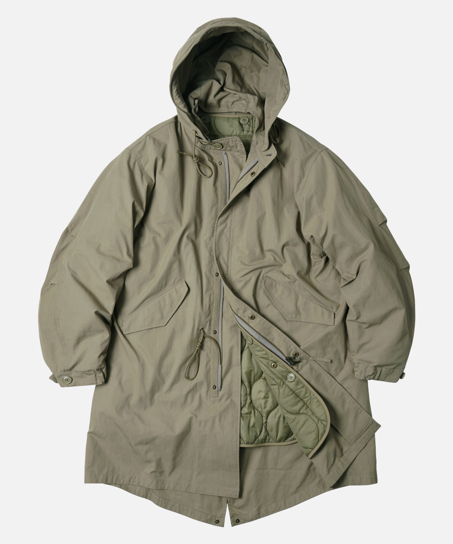 waxed weather ｍ65 fishtail parka OVY waxed weather m65 fishtail parka OVY 50s-70s Vintage M51