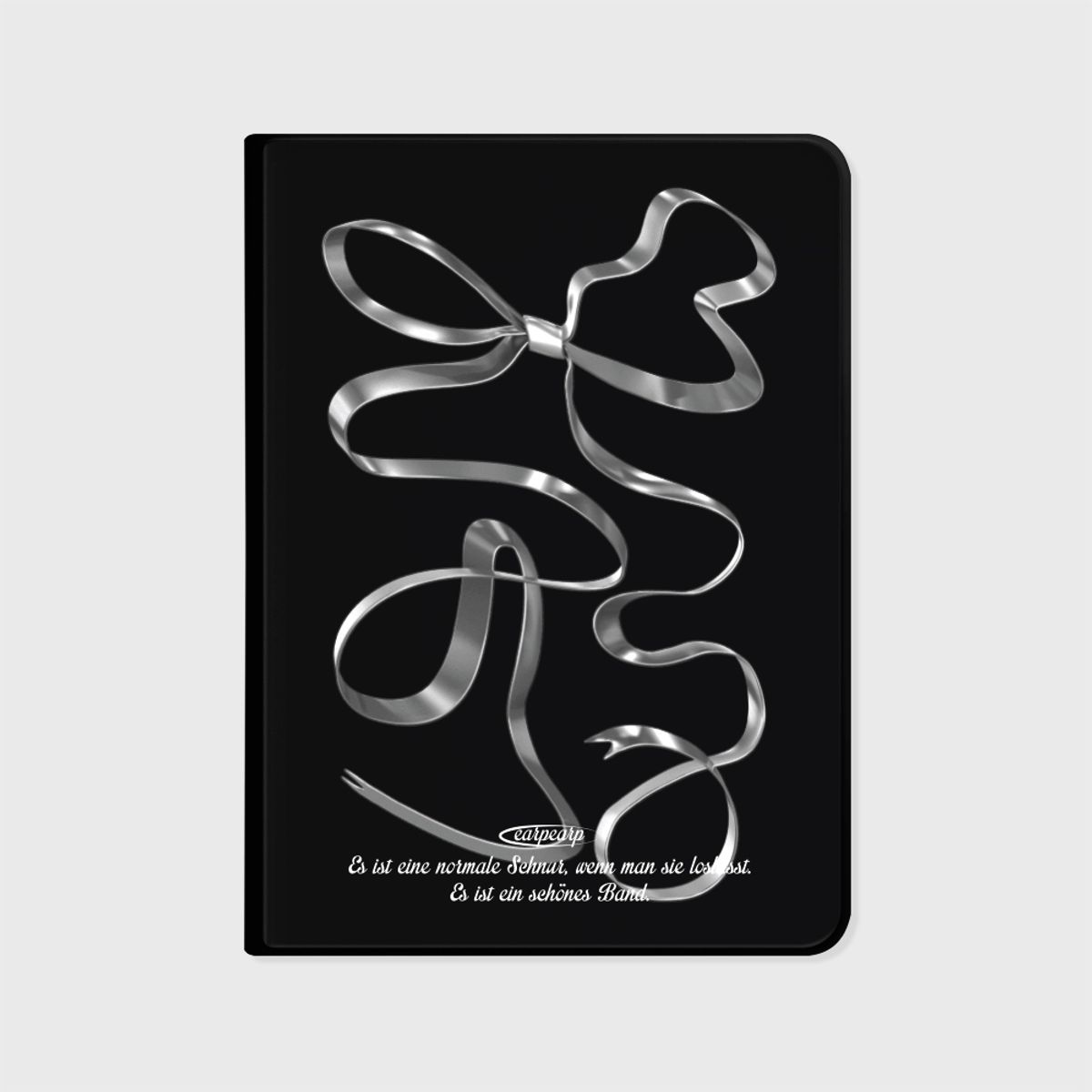어프어프(EARPEARP) 아이언 리본-BLACK(아이패드-커버)