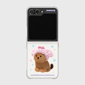 파자마 햇 코코(Z플립-클리어하드)