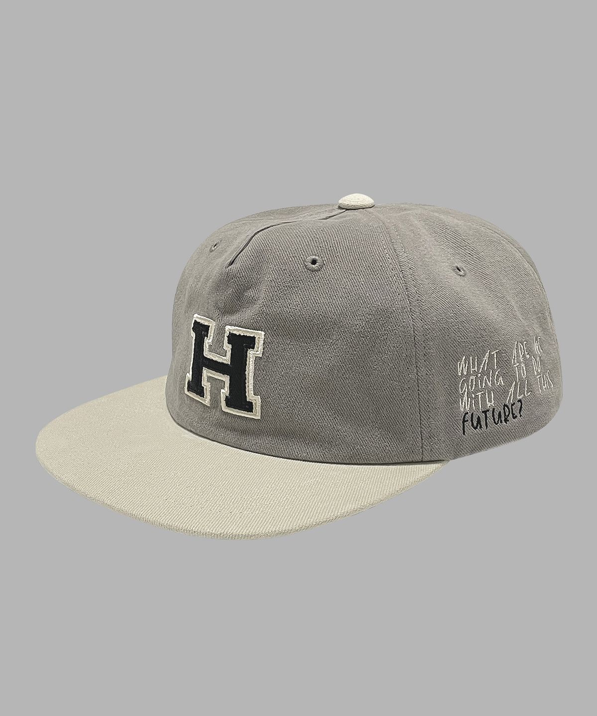 휴이(HUEY) H Patch Two Tone Cap [Grey]