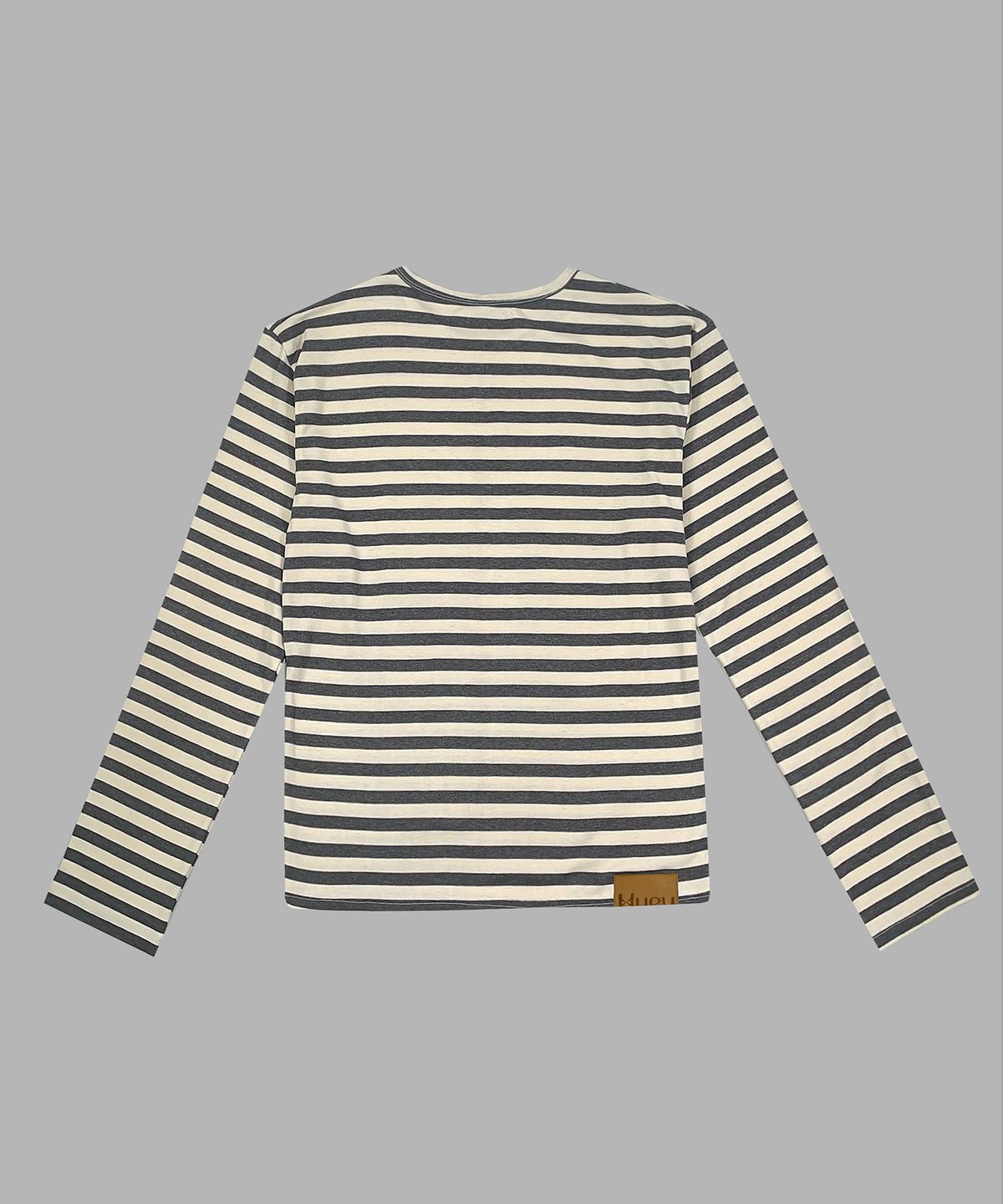 휴이(HUEY) Stripe Border Tee Grey