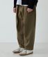 벌룬 스트랩 코튼팬츠 [카키]