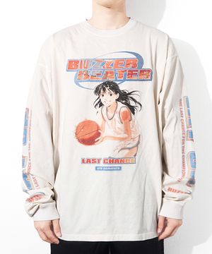 LB Buzzer Beater Washed Long Sleeve (Ecru)