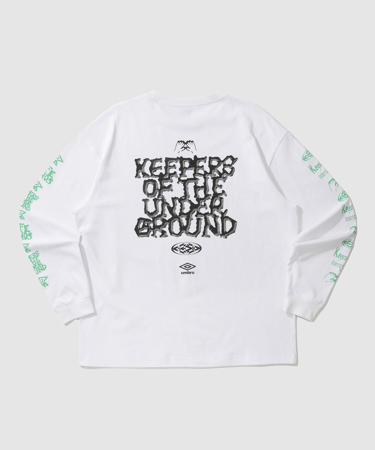 엄브로(UMBRO) [UMB X SCR] 그래픽 긴팔티 화이트(UP321CRL89)