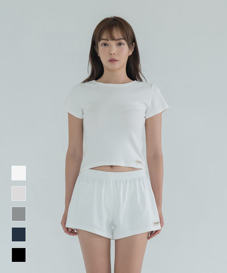 Minimal Garments soft cotton crew-neck short sleeve