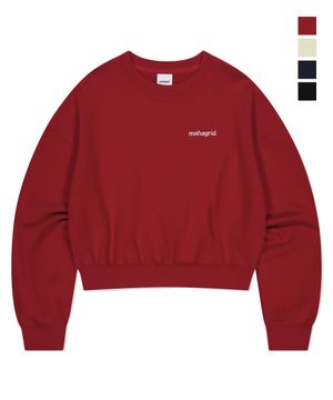 ORIGIN LOGO CROP SWEATSHIRT_4colors