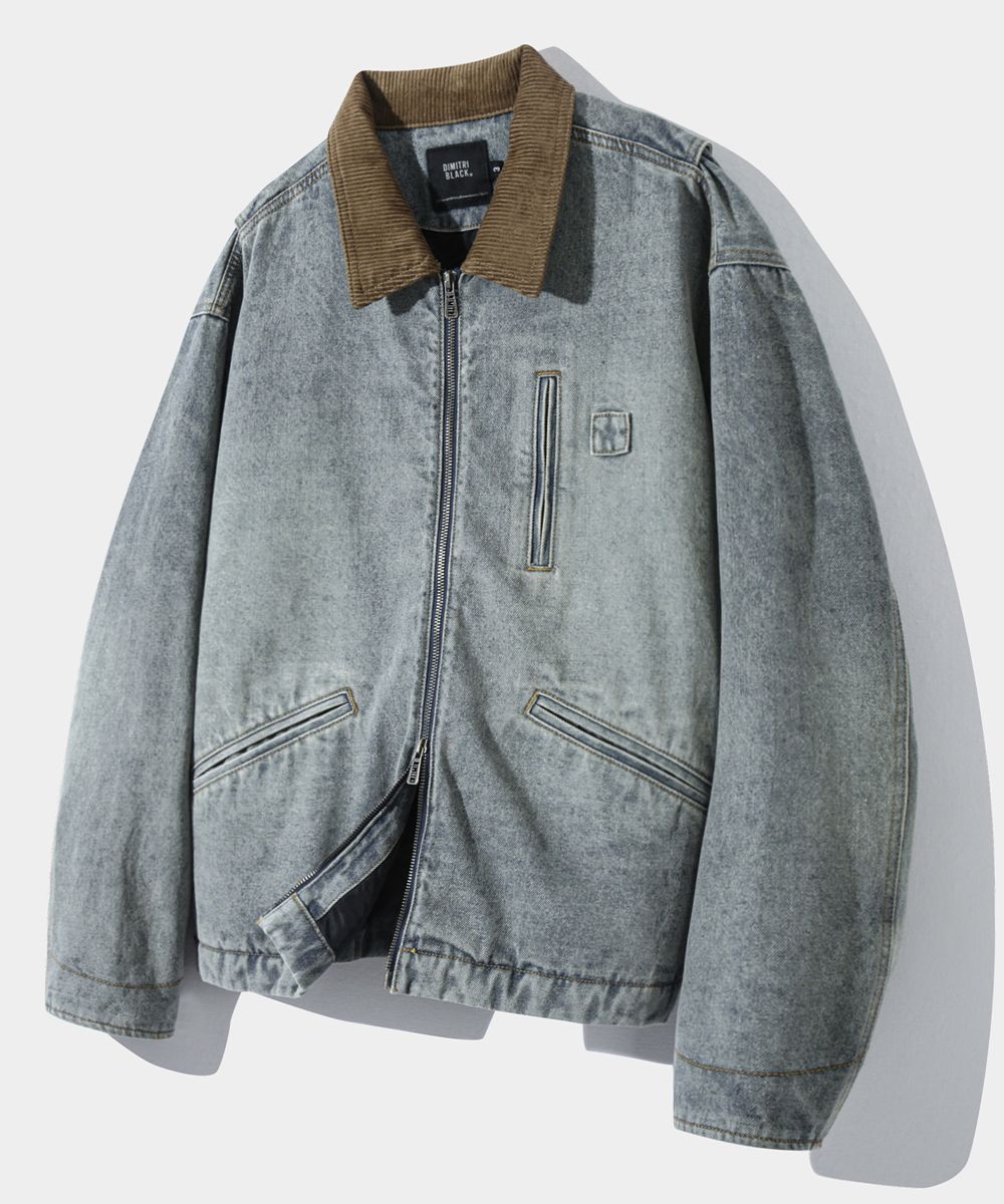 【DIMITRI BLACK】OG Fade Washing Detroit Quilting Jacket MUSINSA | DIMITRI BLACK 2WAY OG FADE WASHING DETROIT