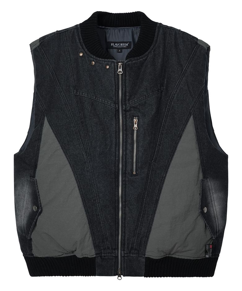 Hybrid Denim Padding Vest (TO0020)