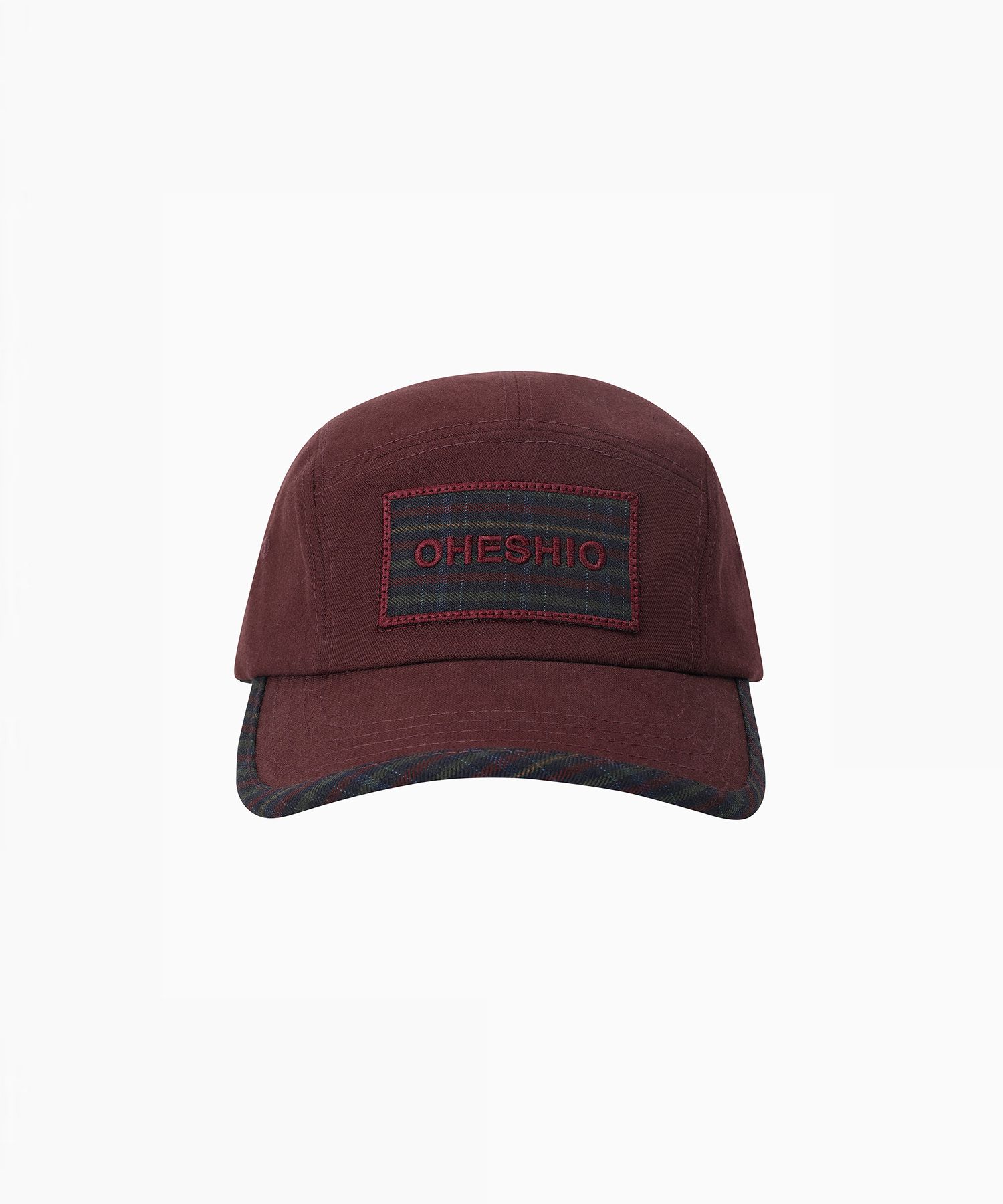 ◇OHESHIO◇ PATCH LOGO CAMP CAP BURGUNDY OHESHIO OHESHIO PATCH LOGO CAMP CAP, BURGUNDY (Creatrip)