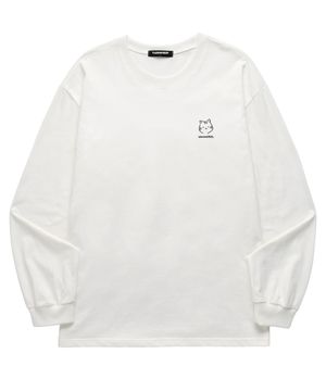 야옹이 롱슬리브 (VLS0076) 화이트
