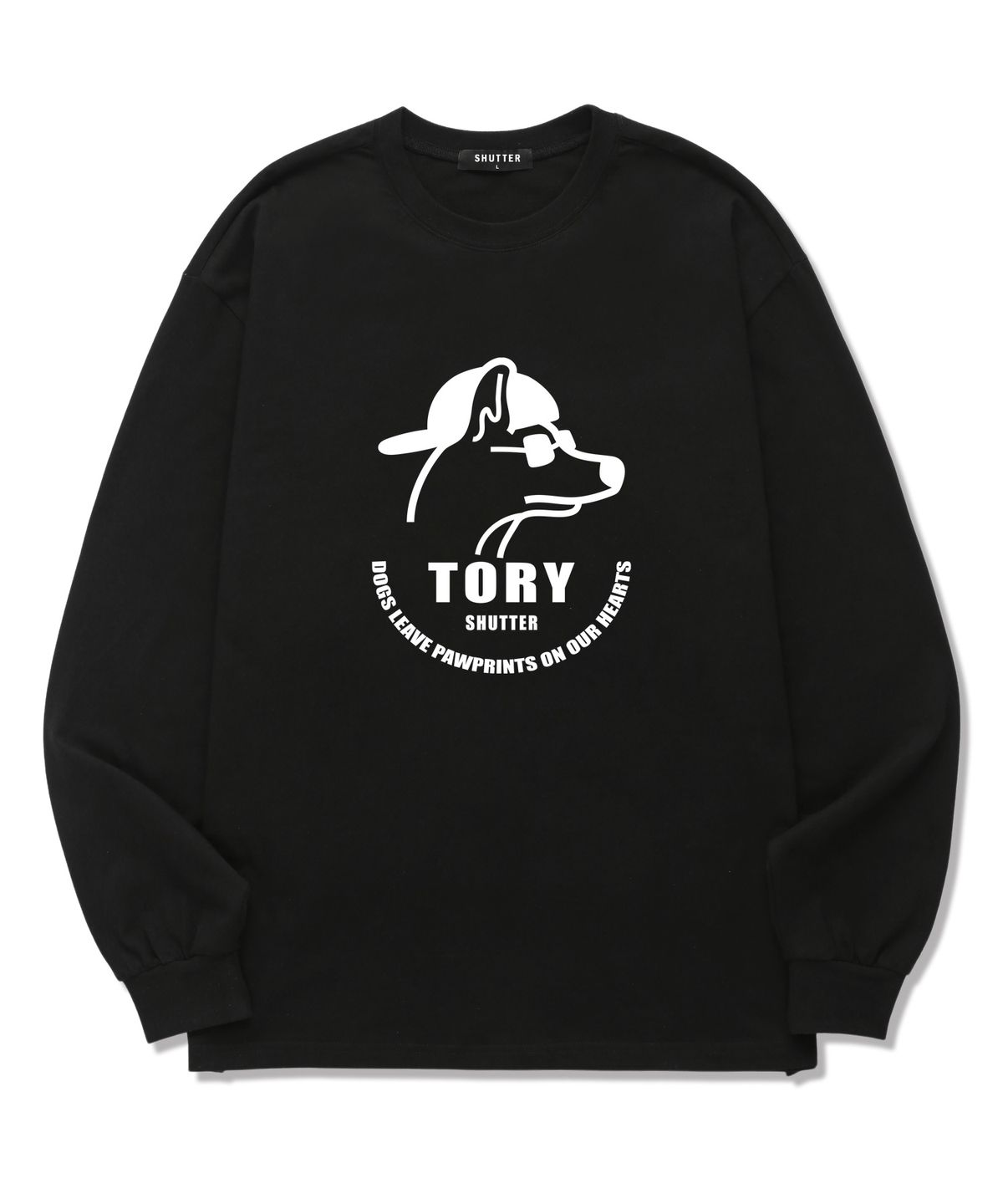 셔터(SHUTTER) TORY LOGO 롱슬리브 (SLS010) 블랙