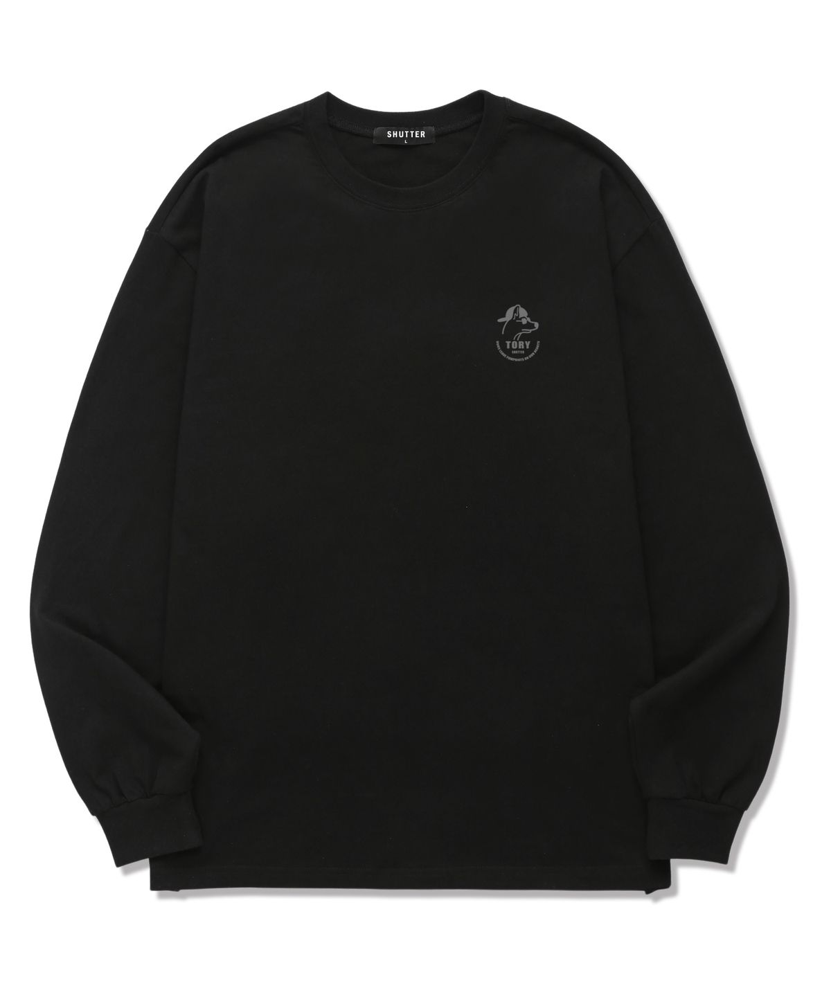 셔터(SHUTTER) MINI TORY LOGO 롱슬리브 (SLS011) 블랙