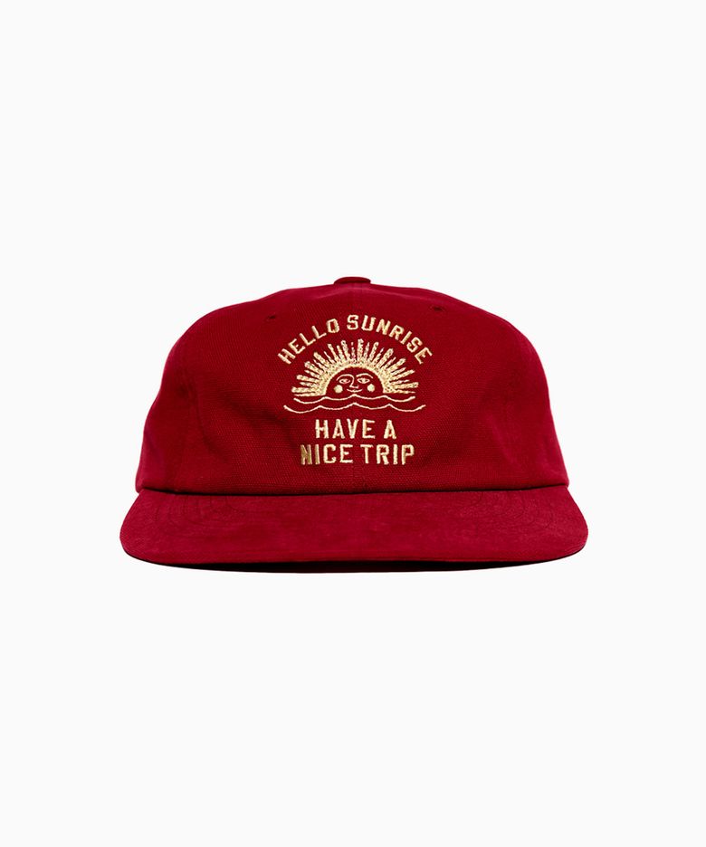 HS VTG Arch Logo Relaxed Fit Cap_Red