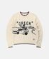 GREEN Knit Sweater Ivory