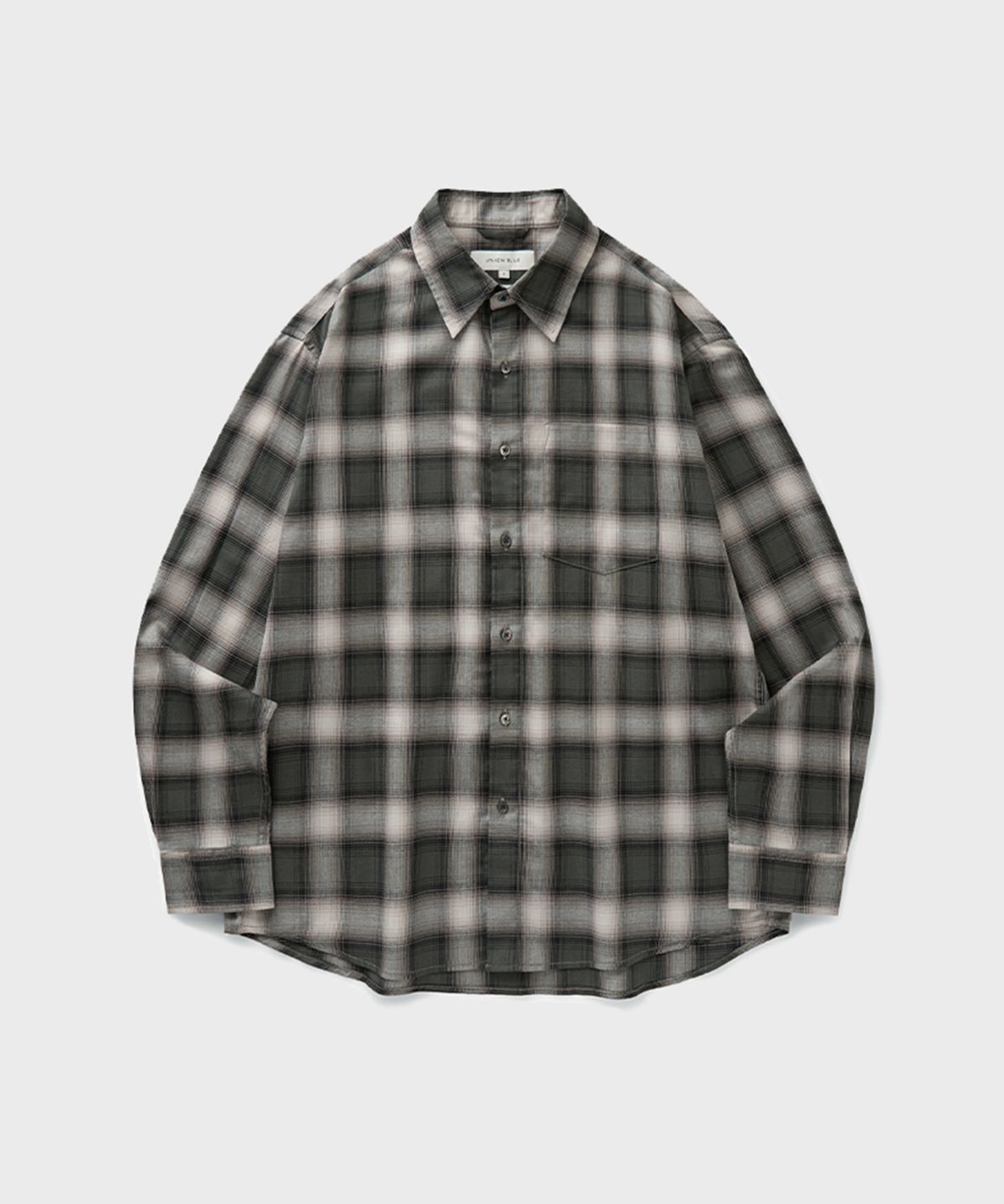 유니온블루(UNION BLUE) GREENWICH OMBRE SHIRT